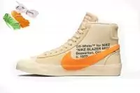 chaussures nike blazer off white france hallow eve brown